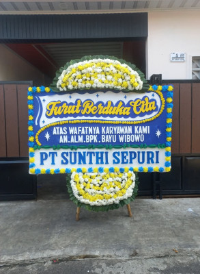 Papan Bunga Duka di Leuwi Limus