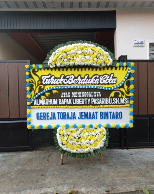 Papan Bunga Duka di Leuwi Limus